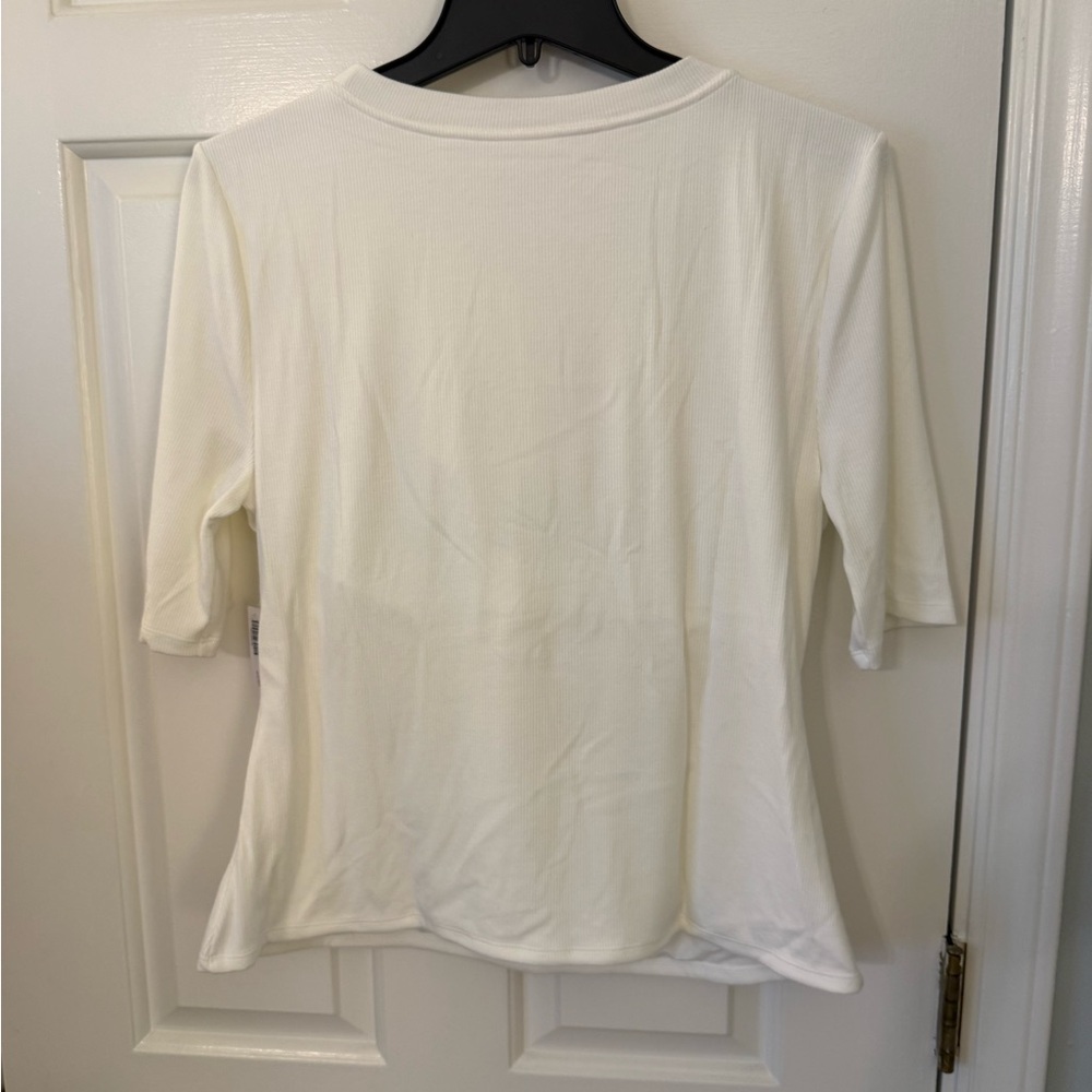 Soma Classic White Women's Top - Picture 3 of 4